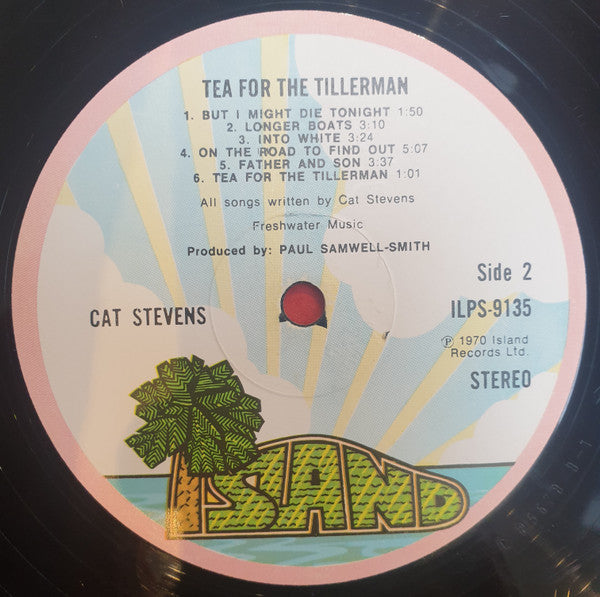 Cat Stevens : Tea For The Tillerman (LP, Album, RE, Pin)