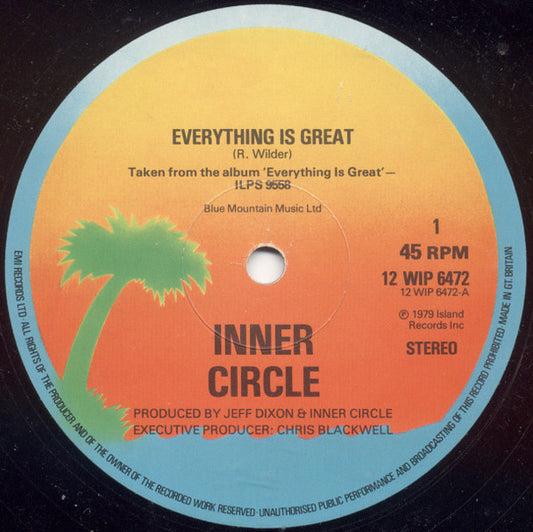 Inner Circle : Everything Is Great (12", Maxi)