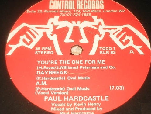 Paul Hardcastle : You're The One For Me / Daybreak / A.M. (12")