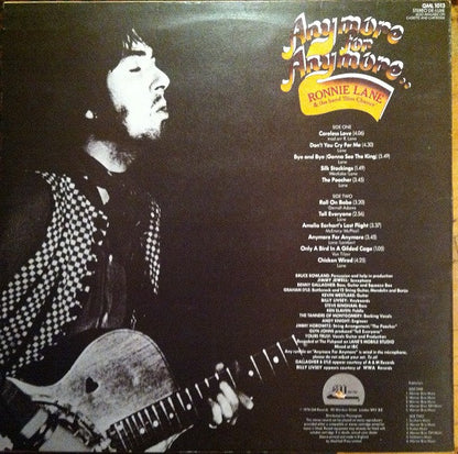 Ronnie Lane & Slim Chance : Anymore For Anymore (LP, Album)