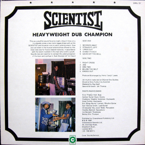 Scientist : Heavyweight Dub Champion (LP, Album)