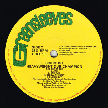 Scientist : Heavyweight Dub Champion (LP, Album)