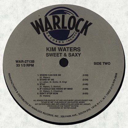 Kim Waters : Sweet & Saxy (LP, Album)