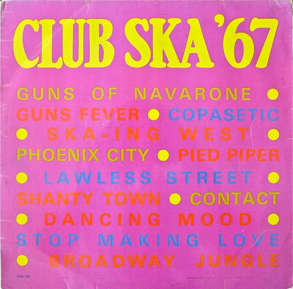 Various : Club Ska '67 (LP, Album, Comp)