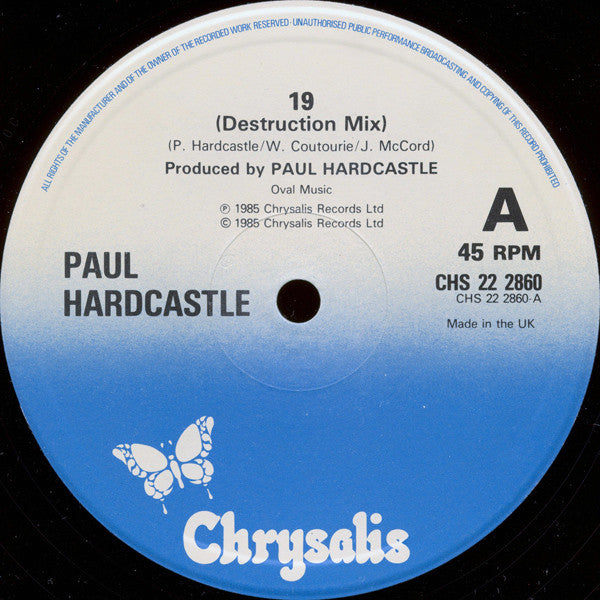 Paul Hardcastle : 19 (Destruction Mix) (12", Single)