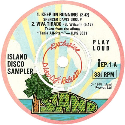 Various : Island Disco Sampler (7", EP, Comp, Ltd, Promo, Smplr, 4-P)