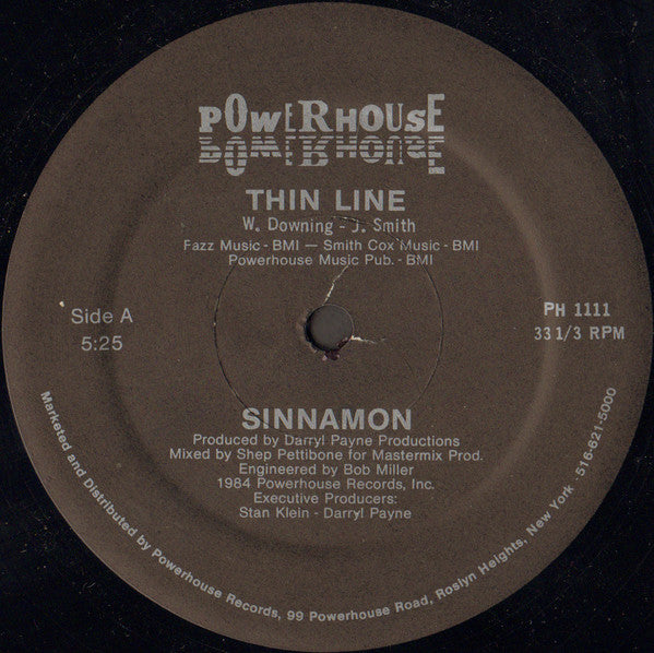 Sinnamon : Thin Line (12")