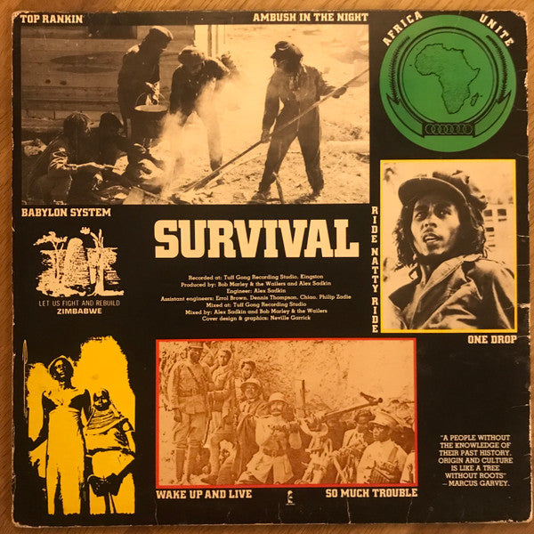 Bob Marley & The Wailers : Survival (LP, Album)