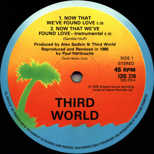 Third World : Now That We've Found Love (12")