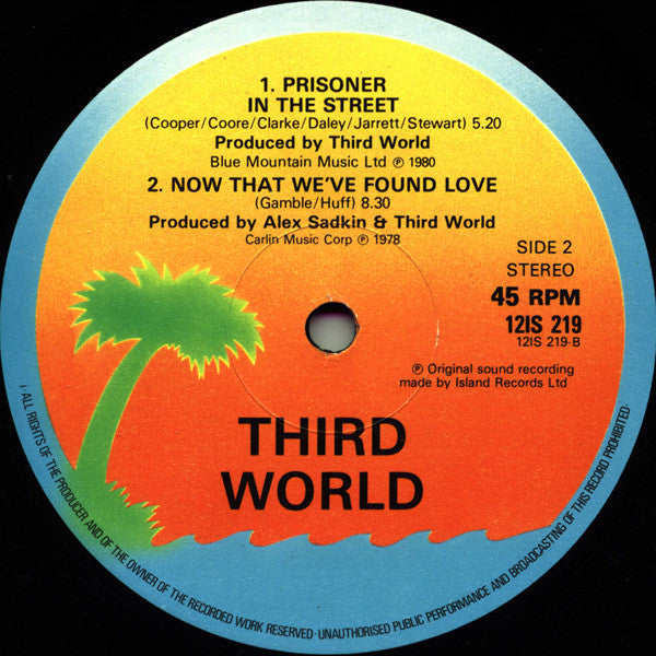 Third World : Now That We've Found Love (12")