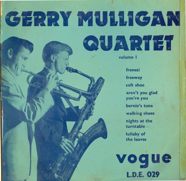 Gerry Mulligan Quartet : Volume 1 (10", RP)