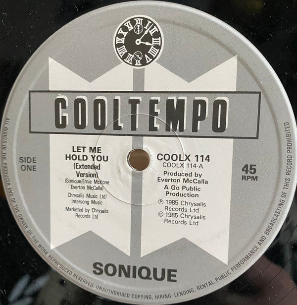 Sonique : Let Me Hold You (12")