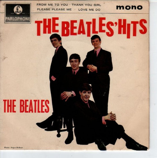 The Beatles : The Beatles' Hits (7", EP, Mono, RP, Str)