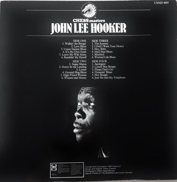 John Lee Hooker : Chess Masters...John Lee Hooker (2xLP, Comp)