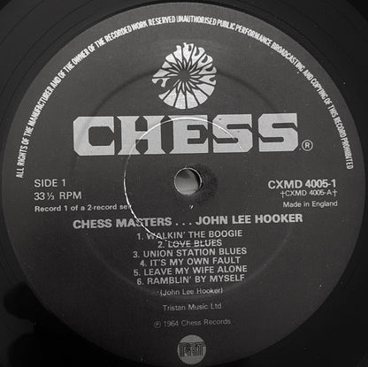 John Lee Hooker : Chess Masters...John Lee Hooker (2xLP, Comp)