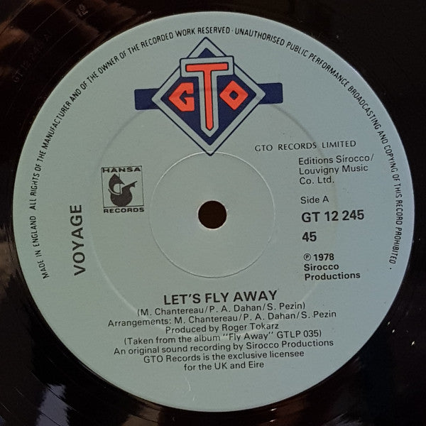 Voyage : Let's Fly Away (12", Single, Ltd)