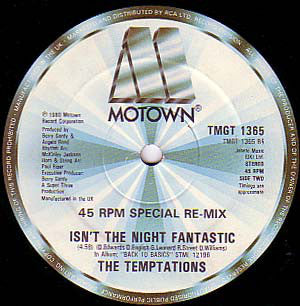 The Temptations : Treat Her Like A Lady (Extended Version) (12", Single)