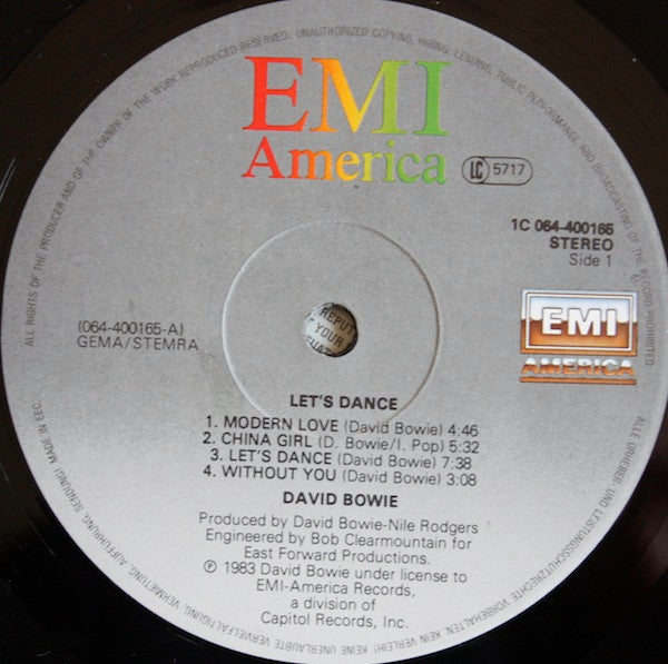 David Bowie : Let's Dance (LP, Album)