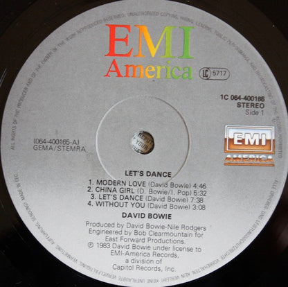 David Bowie : Let's Dance (LP, Album)