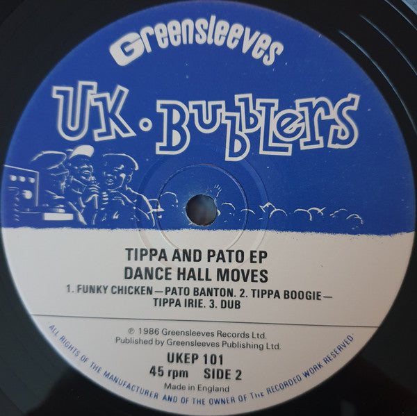 Tippa Irie & Pato Banton : Tippa And Pato EP; Dance Hall Moves (12")