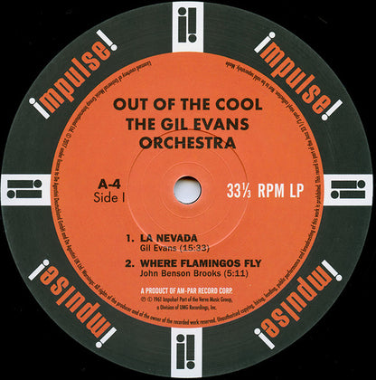 Gil Evans And His Orchestra : Out Of The Cool (LP, Album, Mono, RE, Gat)