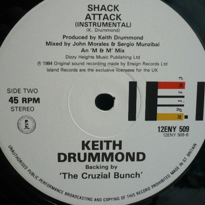 Keith Drummond , Backing By "The Cruzial Bunch"* : Shack Attack (12")