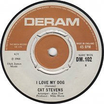 Cat Stevens : I Love My Dog (7", Single)