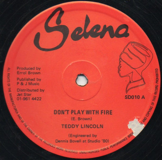 Teddy Lincoln : Don't Play With Fire (12", Single)