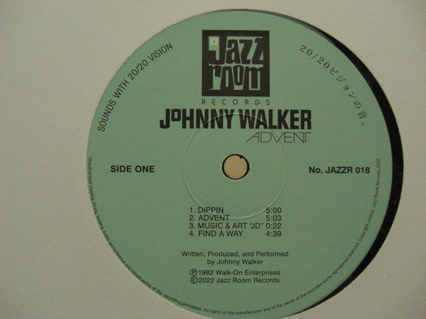 Johnny Walker (4) : Advent (LP, Album, RE)