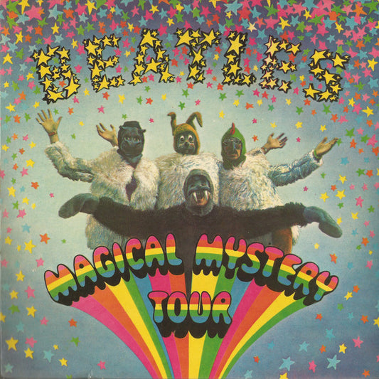 The Beatles : Magical Mystery Tour (2x7", EP, Mono, Sol)