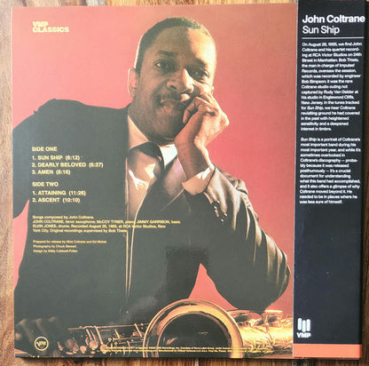 John Coltrane : Sun Ship (LP, Album, Club, RE, RM, 180)