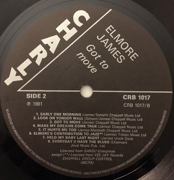 Elmore James : Got To Move (LP, Comp)