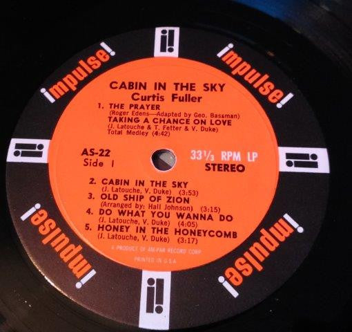 Curtis Fuller : Cabin In The Sky (LP, Album, Gat)