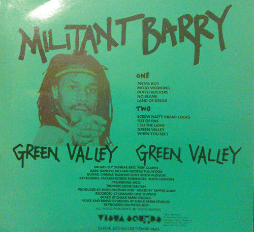 Militant Barry : Green Valley (LP, RE)