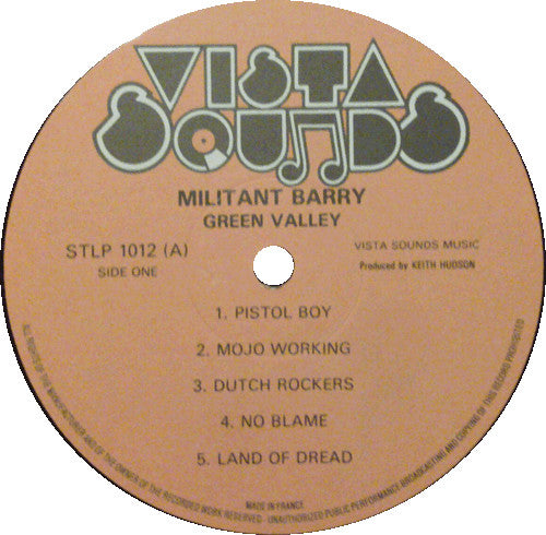 Militant Barry : Green Valley (LP, RE)