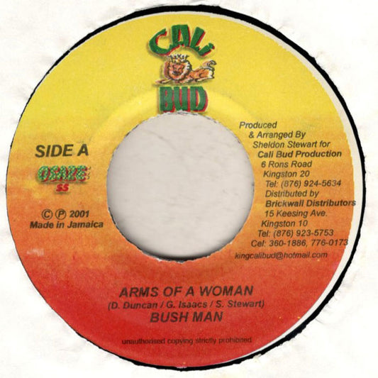 Bush Man* : Arms Of A Woman (7")