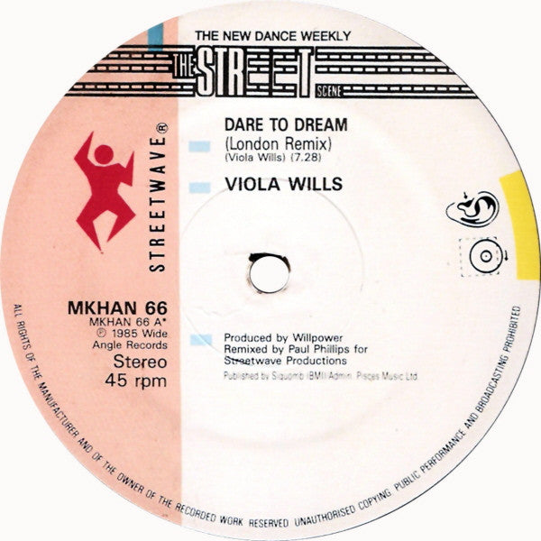 Viola Wills : Dare To Dream (12", Single)