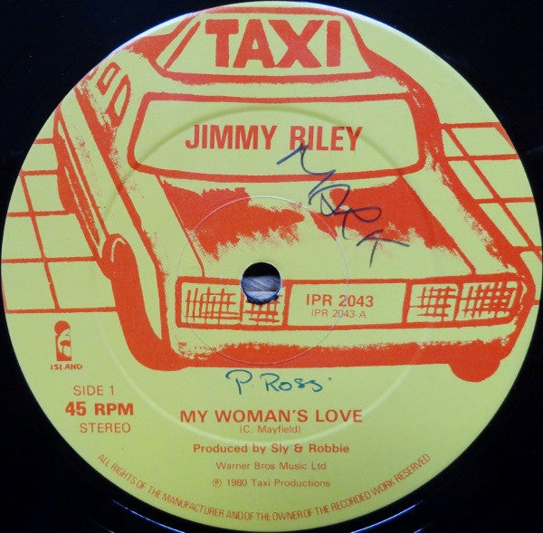 Jimmy Riley : My Woman's Love (12", Single, Ltd)