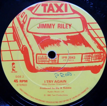 Jimmy Riley : My Woman's Love (12", Single, Ltd)