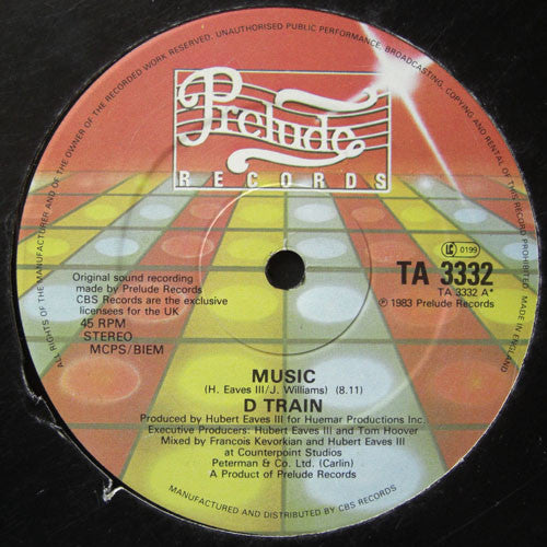 D-Train : Music (12")