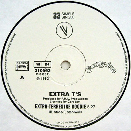 Extra T's : Extra Terrestre Boogie (12", Single, Ltd)