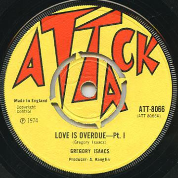 Gregory Isaacs : Love Is Overdue (7", Single)