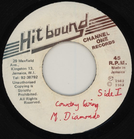 The Mighty Diamonds : Country Living (7")