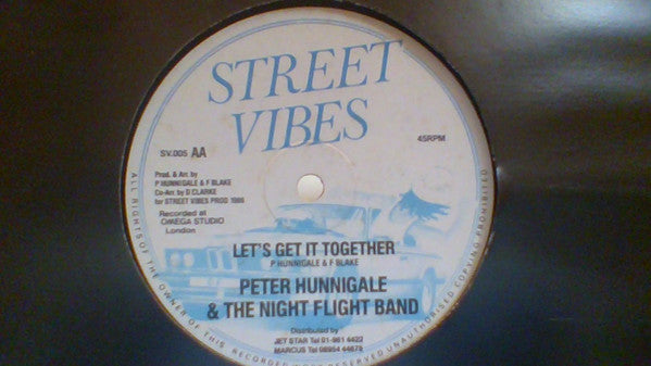 Peter Hunnigale & The Night Flight Band : Fool For You / Let's Get It Together (12")