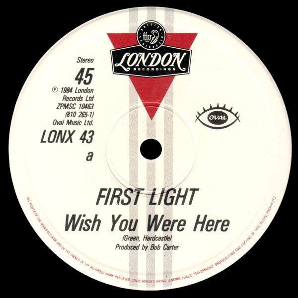 First Light (3) : Wish You Were Here (12")