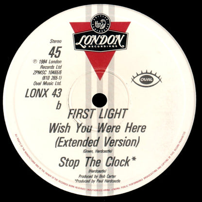 First Light (3) : Wish You Were Here (12")