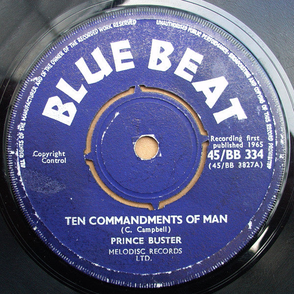 Prince Buster : Ten Commandments Of Man (7", 4-P)