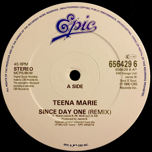 Teena Marie : Since Day One (12")