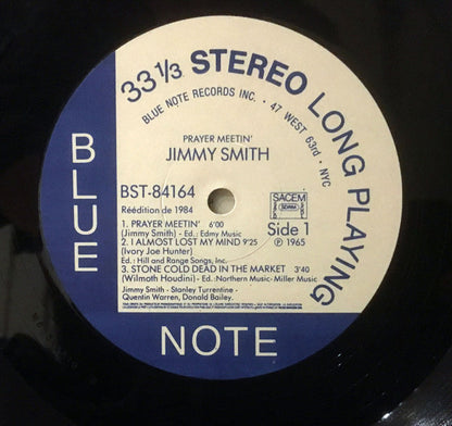 Jimmy Smith : Prayer Meetin' (LP, Album, RE)