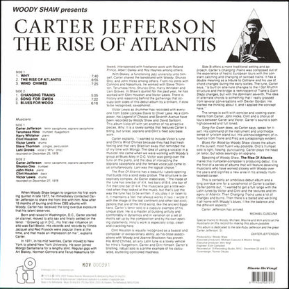 Carter Jefferson : The Rise Of Atlantis (LP, Album, Ltd, Num, RE, Gre)